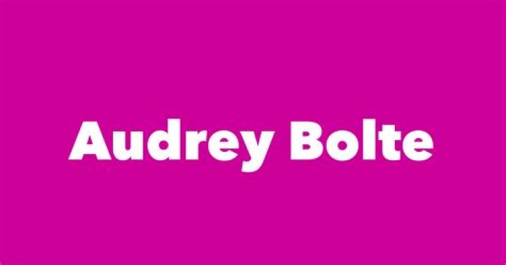 Audrey Bolte biografía, edad, altura, esposa, net worth, familia