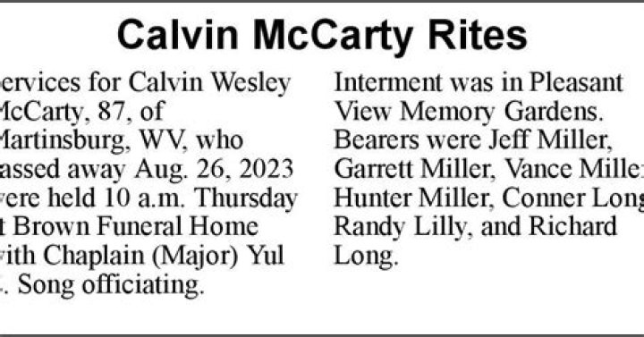 Calvin McCarty’s biography, net worth, fact, career, awards and life story
