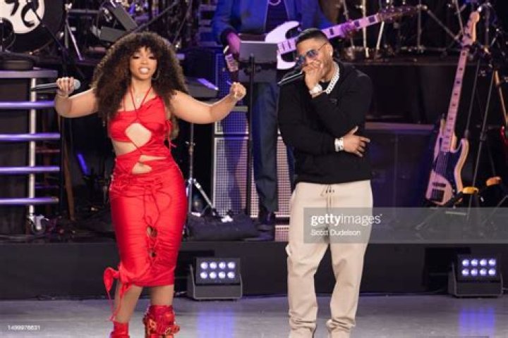 Chloe Bailey And Nelly Perform Together At Juneteenth Show