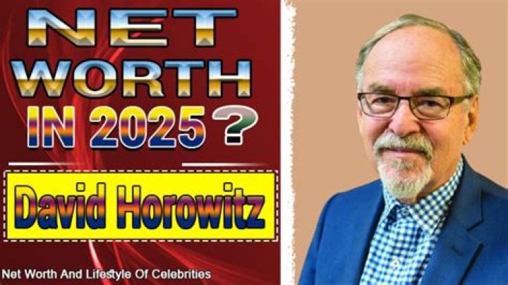David Horowitz Net Worth, Income, Salary, Earnings, Biography
