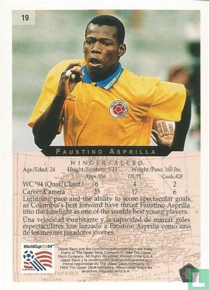 Faustino Asprilla biografía, edad, altura, esposo, net worth, familia