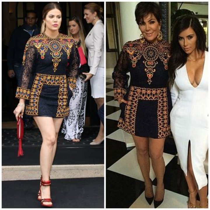 Hot Mama!Kris Jenner Flashes Her Bra in Sexy Sheer Dress!