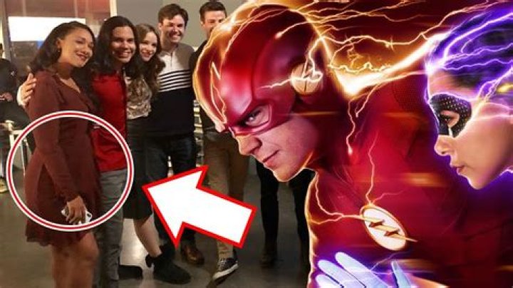 Is Iris from the flash pregnant in real life?