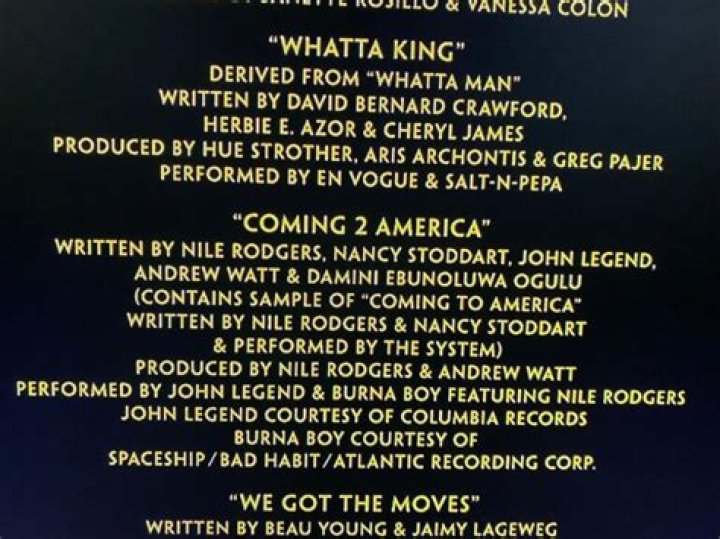 John Legend’s Coming 2 America Lyrics (Ft. Burna Boy)