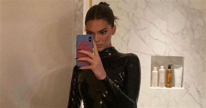 Kendall Jenner Reveals the Sexy Latex Bodysuit Hidden Underneath Her Emmys Dress