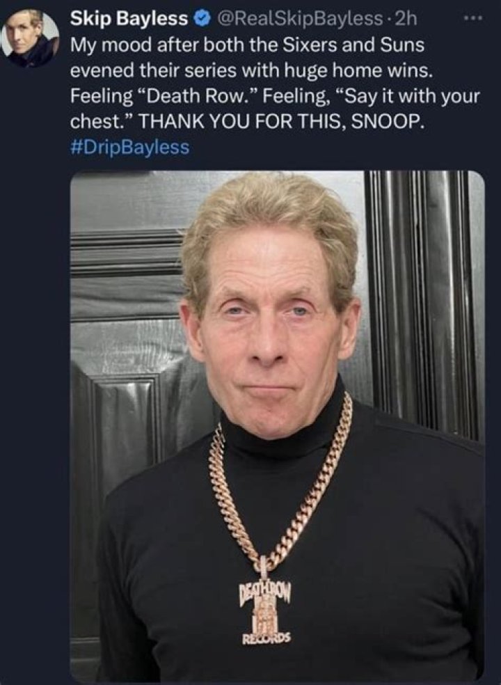Skip Bayless Makes Twitter Erupt After Embracing 
